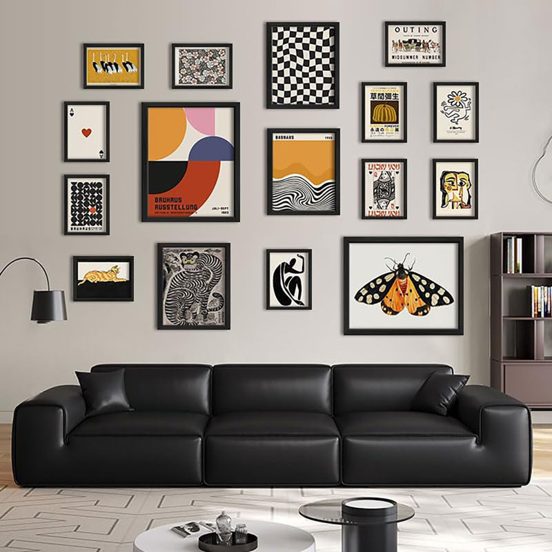 Brayden Studio® 16 PCS Framed Eclectic Wall Art Decor, Gallery Wall ...